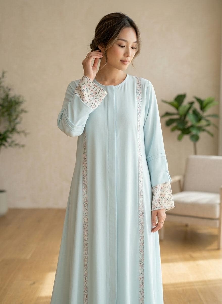 sachin and babi light blue dress Casual Korean Dresses main image 0