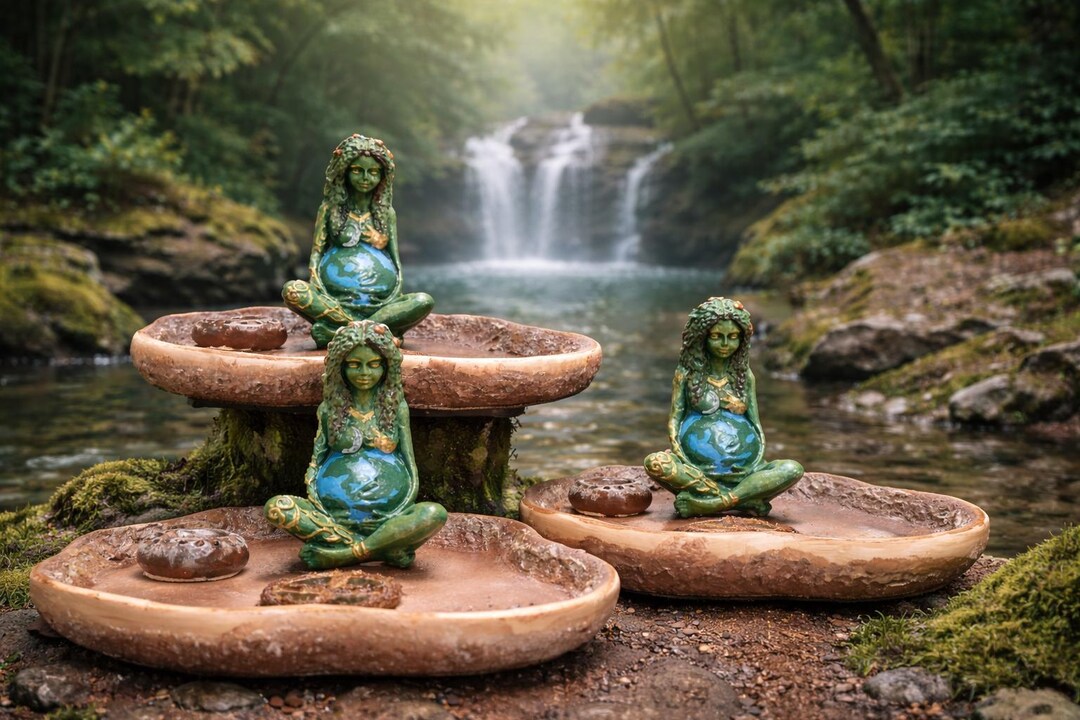 Shamanic Mother Earth Ritual Bowl – Pachamama – Handmade ...
