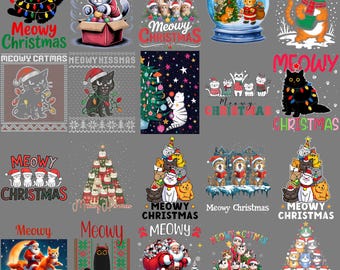 Sorta Merry Sorta Feral Raccoon PNG, Funny Christmas Animal Holiday Clipart, Sublimation Digital Download