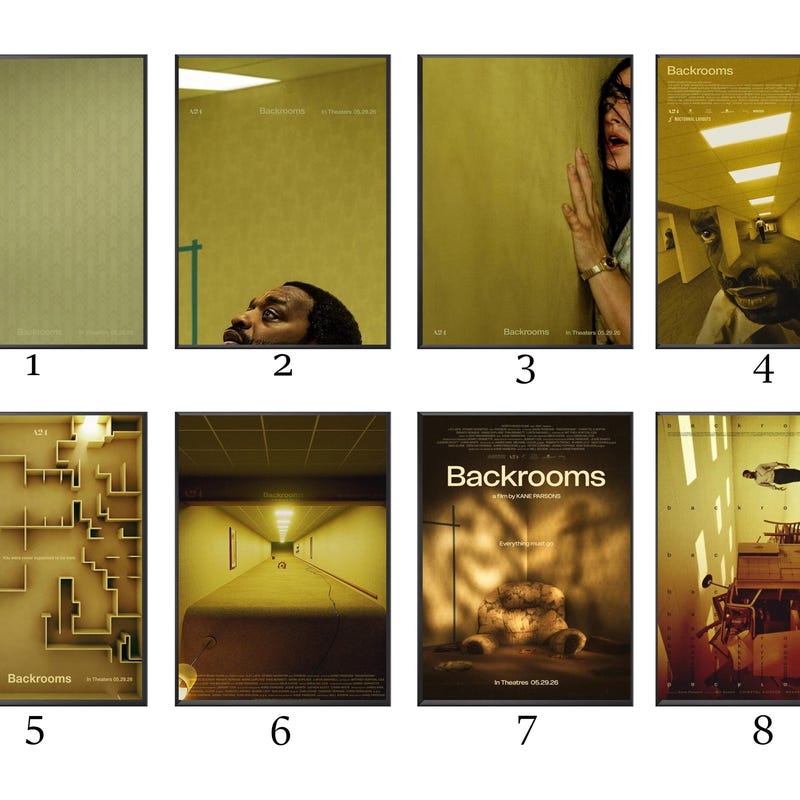 Poster Backrooms - Etsy