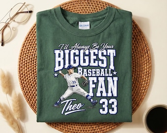 Benutzerdefinierte Foto Baseball Shirt, größtes Baseball Fan T-Shirt, personalisierte Spieler Nummer Shirt, Vintage Baseball Mom Dad Shirt, Spieltag Shirt