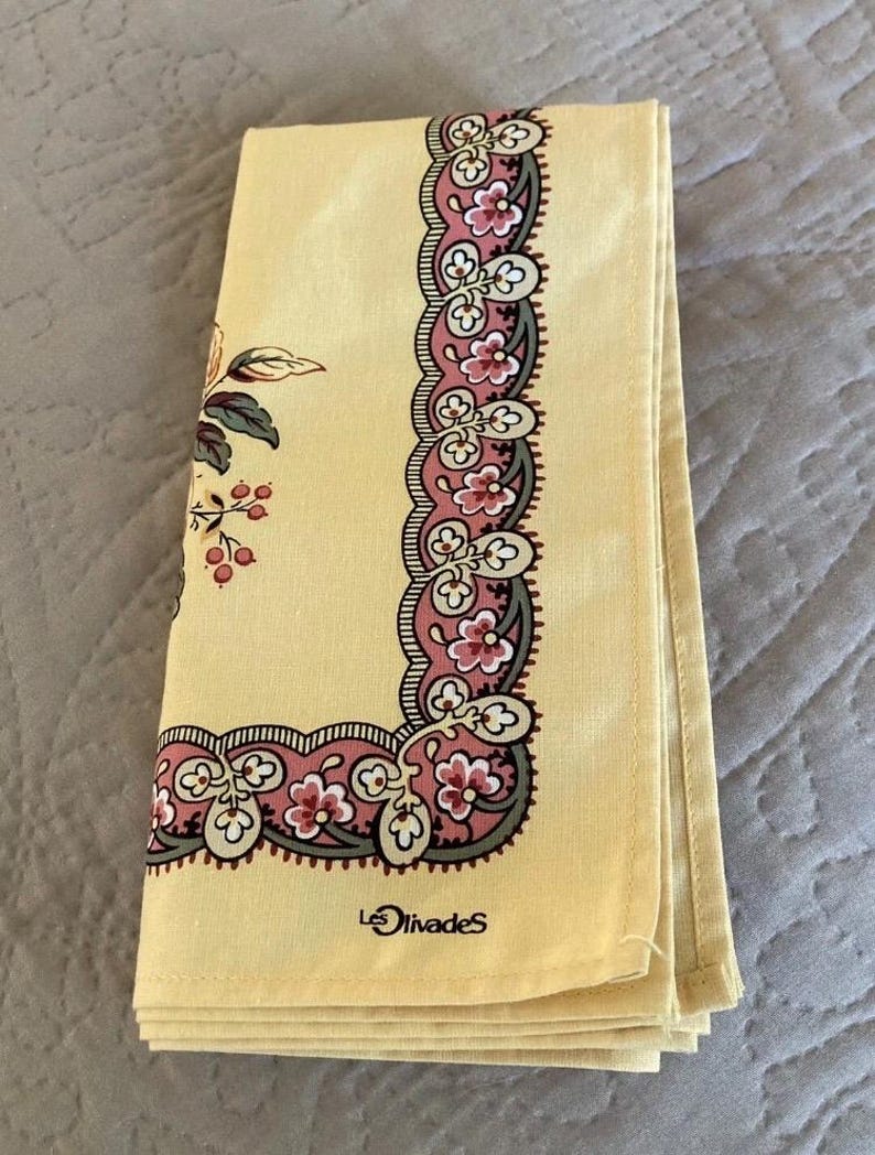 Les Olivades Provencal Napkins