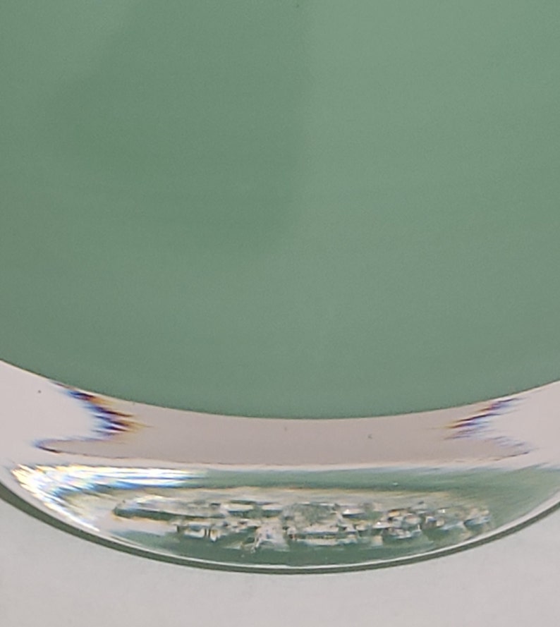 Glassy Baby Candle Holder Thank You Seafoam Mint Green Etsy