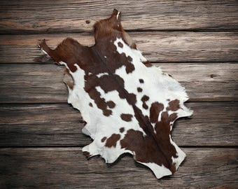 Hair-On Goat Leather Hide – Natural Rustic Decor Piece (6–9 sq. ft.)