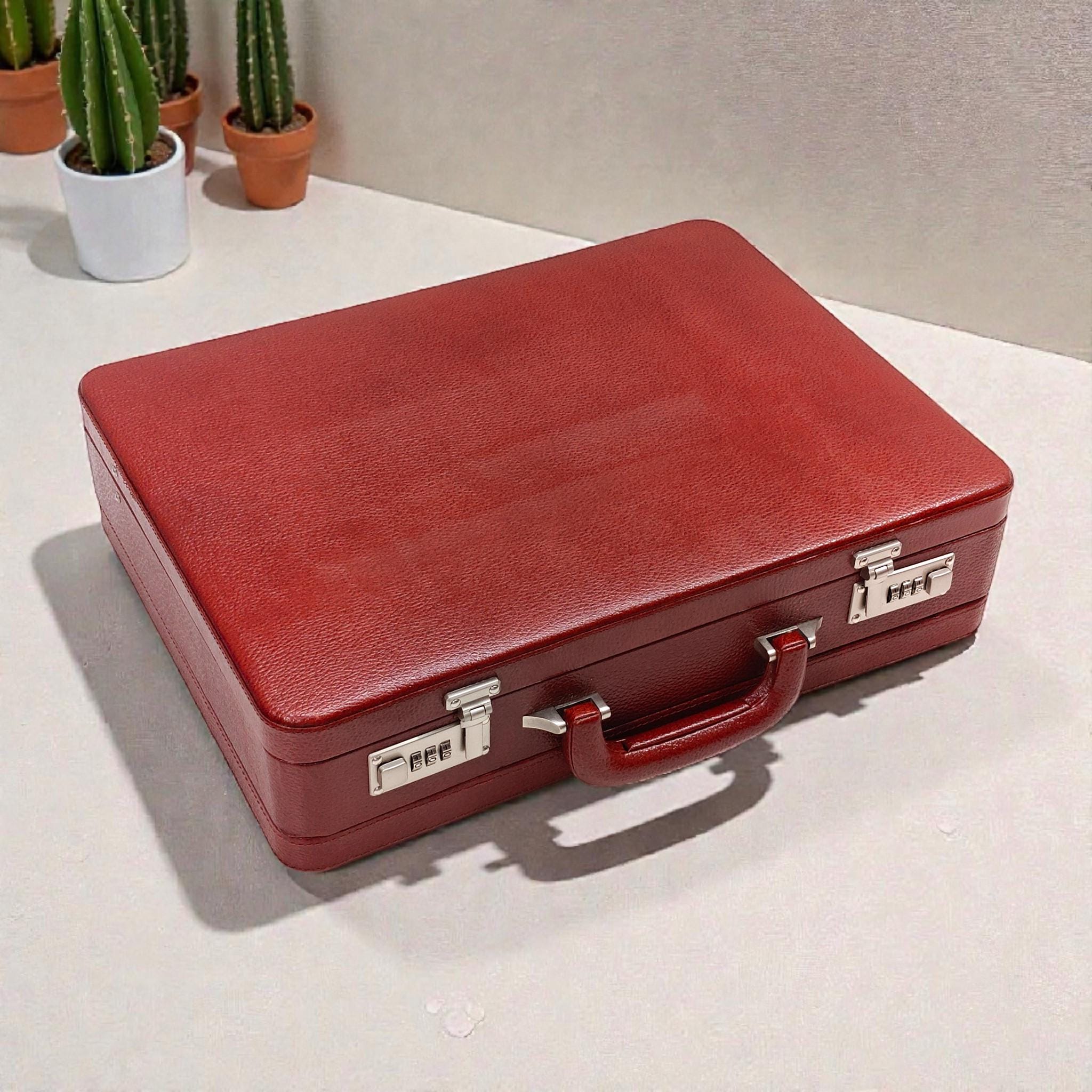 Customized Leather Briefcase for Men, Leather Hard Briefcase, Expandable Briefcase, Mens Laptop Briefcase, Doctor Briefcase, Documents Bag
