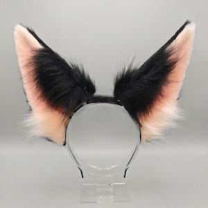 Electronic Animated Tighnari Ears Headband, Motion-Sensing Automatic Modes, Cosplay Ears, Moving Faux Fur Headband, Kemonomimi Gear