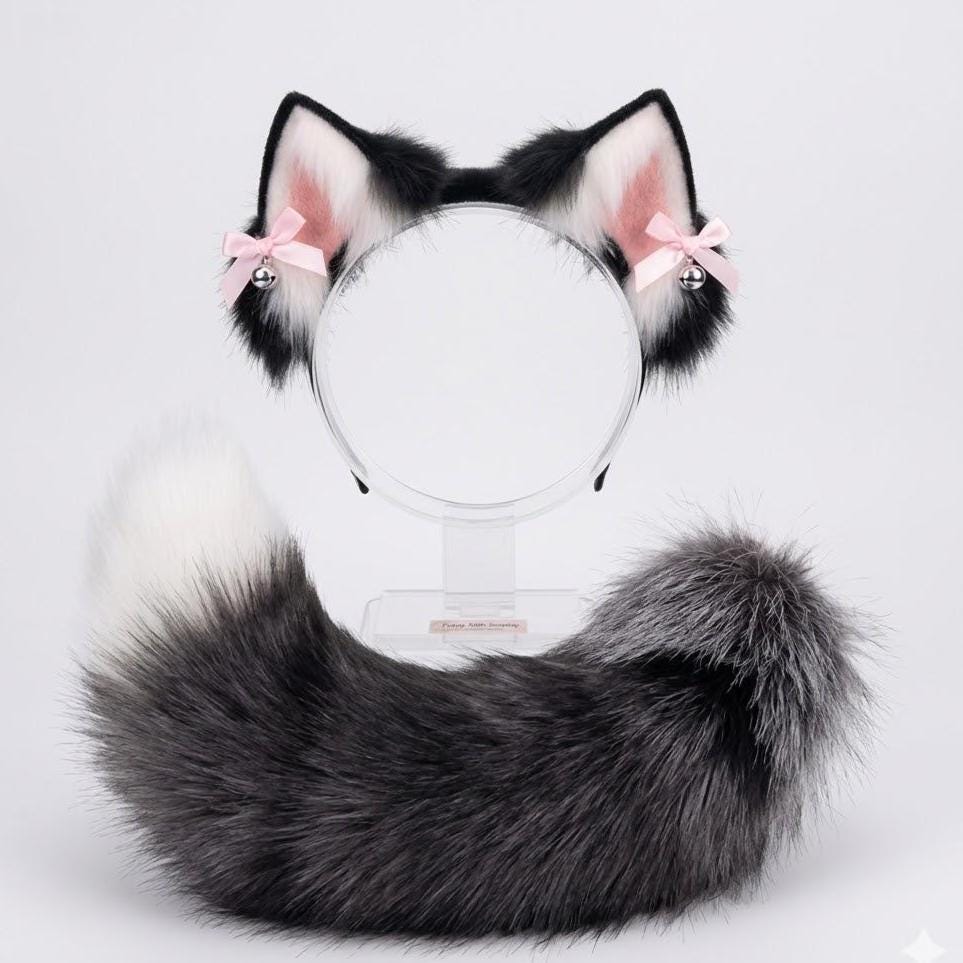 Cola De Gato De Felpa Con Control Remoto, De 70 Cm, Movible, Para Cosplay, Halloween Y Disfraces
