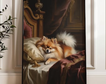1900年代のトイブルドッグのオリジナルヴィンテージ犬のイラスト