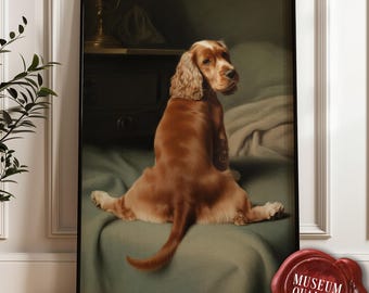 イングリッシュ・コッカー・スパニエルのウォールアートプリント