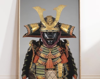 Japanese Yoroi Samurai Armor Kabuto - Museum Art Print