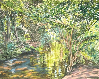 River Glade Painting