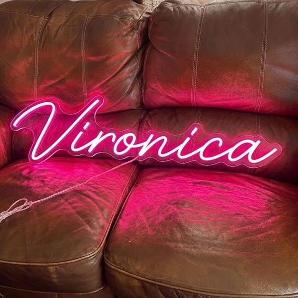 Custom Kids Room Neon Sign - neon name sign, Kids Room Decor , Nursery Wall Hanging Sign, Custom Light UP Sign