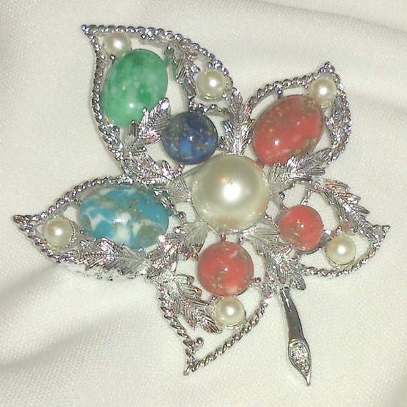 Vintage Sarah Coventry Fantasy Brooch - image 2