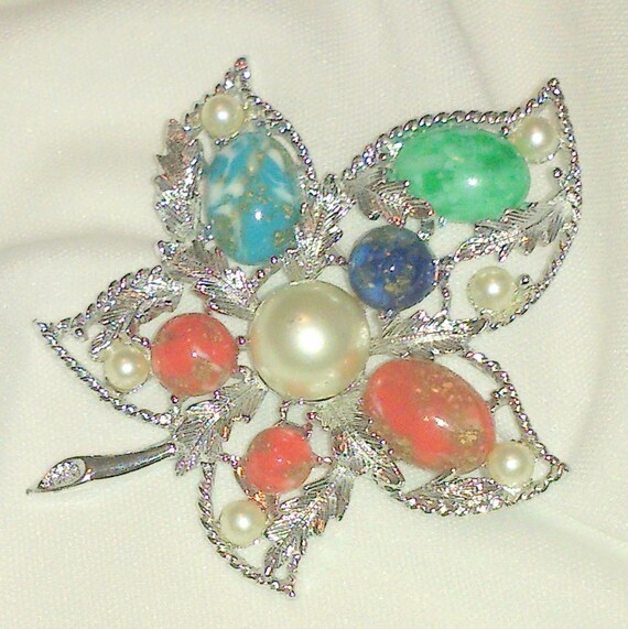 Vintage Sarah Coventry Fantasy Brooch - image 3