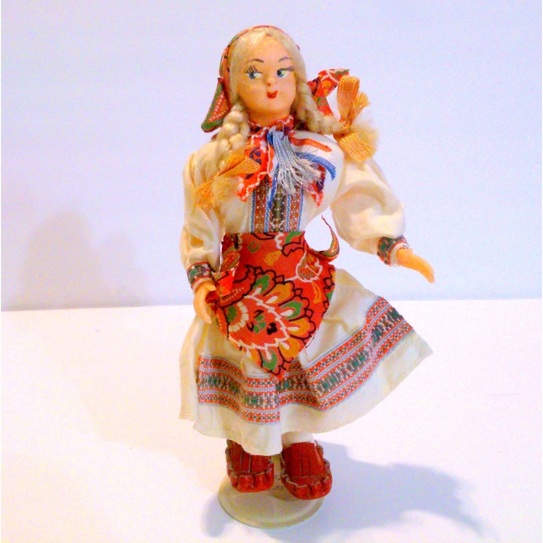 Vintage Traditional Zagreb Croatia Souvenir Doll Etsy