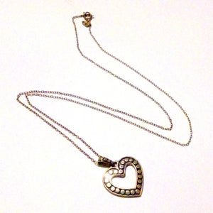 Sterling Silver Heart Pendant Necklace