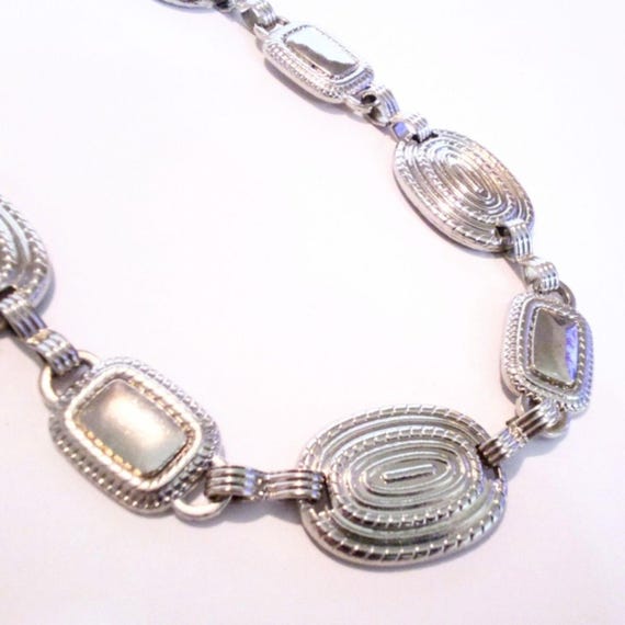Vintage Silver Tone Southwestern Inspired Chain Belt - Etsy display picture 1