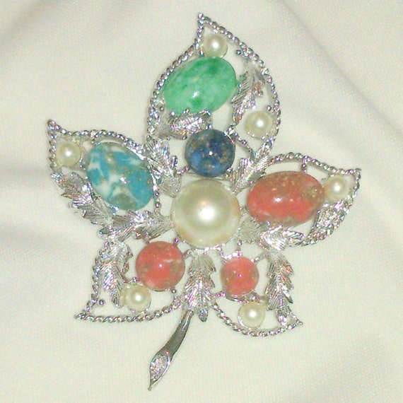 Vintage Sarah Coventry Fantasy Brooch - image 1