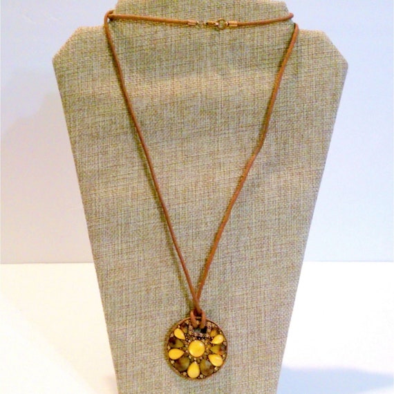 1928 Jewelry Co Boho Inspired Copper Tone Rhinest… - image 2