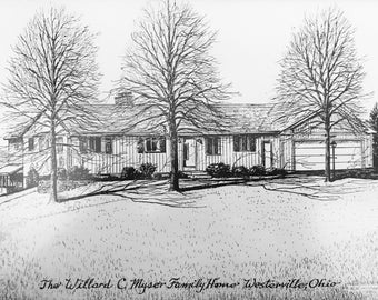 Dein individuelles House Portrait- ein individuelles Portrait