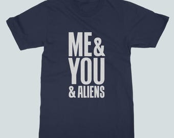 Ich und Du und Aliens UFO T-Shirt