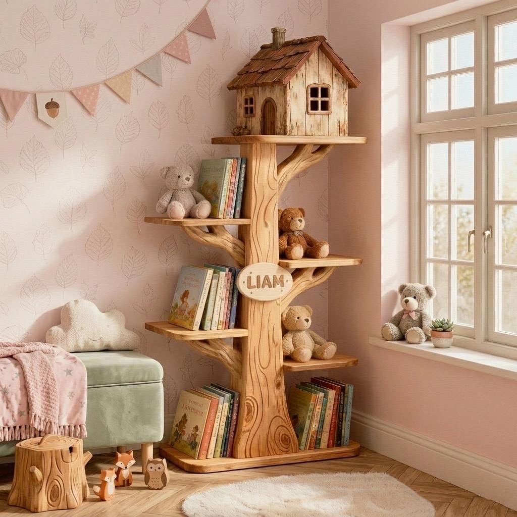 Tree shaped bookshelf - Etsy 日本