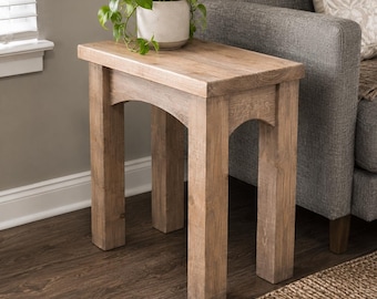 Rustic Side Table Woodworking Plans PDF, DIY End Table Plans, Small Accent Table Build Plans, Farmhouse Side Table Digital Download