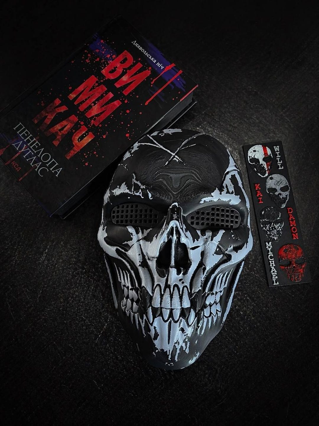 Damon Torrance Mask, Devil’s Night Mask, Booktok Gift, Dark Romance Fan Art - Etsy