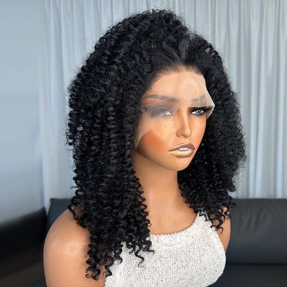 Curly Beauty Pre Plucked Lace Front Wig 13 X6 20 Inches! - Etsy display picture 1