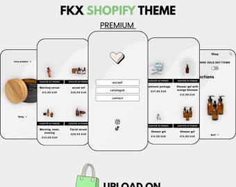 Theme Shopify , Personnalisable, Tiroir pour panier, Fonctionnalités, Modèle Web, Dropshipping, Theme Pro