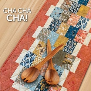 Cha Cha Cha! Tablerunner or Placemat Quilt Pattern, Atkinson Designs ATK-207