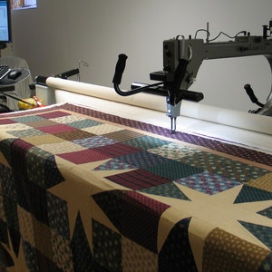 Langarm Quilten Computerized Custom Quilting Anzahlung, Longarm Quilting Service Anzahlung