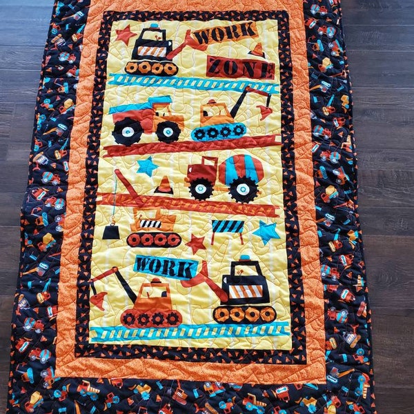 Dump Truck Quilt Etsy