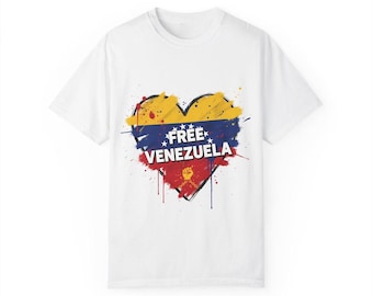 Free Venezuela Graphic Tee, Human Rights Shirt