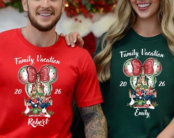 Camiseta de viaje a Disney 2026, camiseta de viaje a Disney, camiseta de vacaciones familiares de Disney, camiseta familiar a juego de Disney, camiseta familiar de Disney World 2026