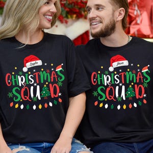 Christmas Squad Shirt,Family Christmas 2025 Shirts,Christmas Group Shirt,Christmas Family Tee,Custom Family Matching Shirt,Christmas Pajamas