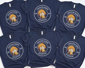 Custom Camping Family Shirts, Nature Lover Camp Crew Tees