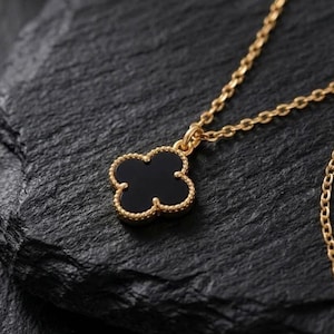 Van cleef alhambra black necklace - Etsy 日本