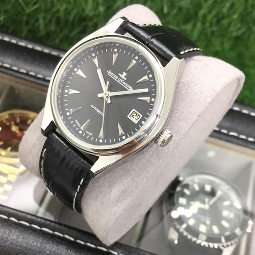 ヴィンテージ ジャガー・ルクルト クラブ：シルバー文字盤、手巻き