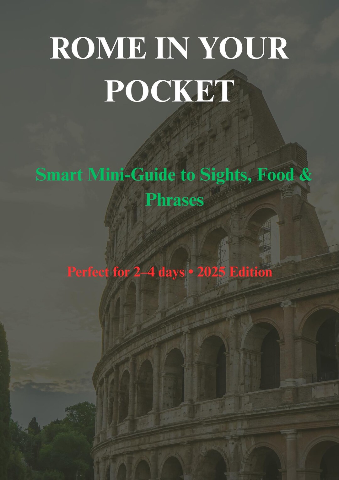 Rome Travel Guide PDF | Digital Download | Tips, Maps & Must-see ...