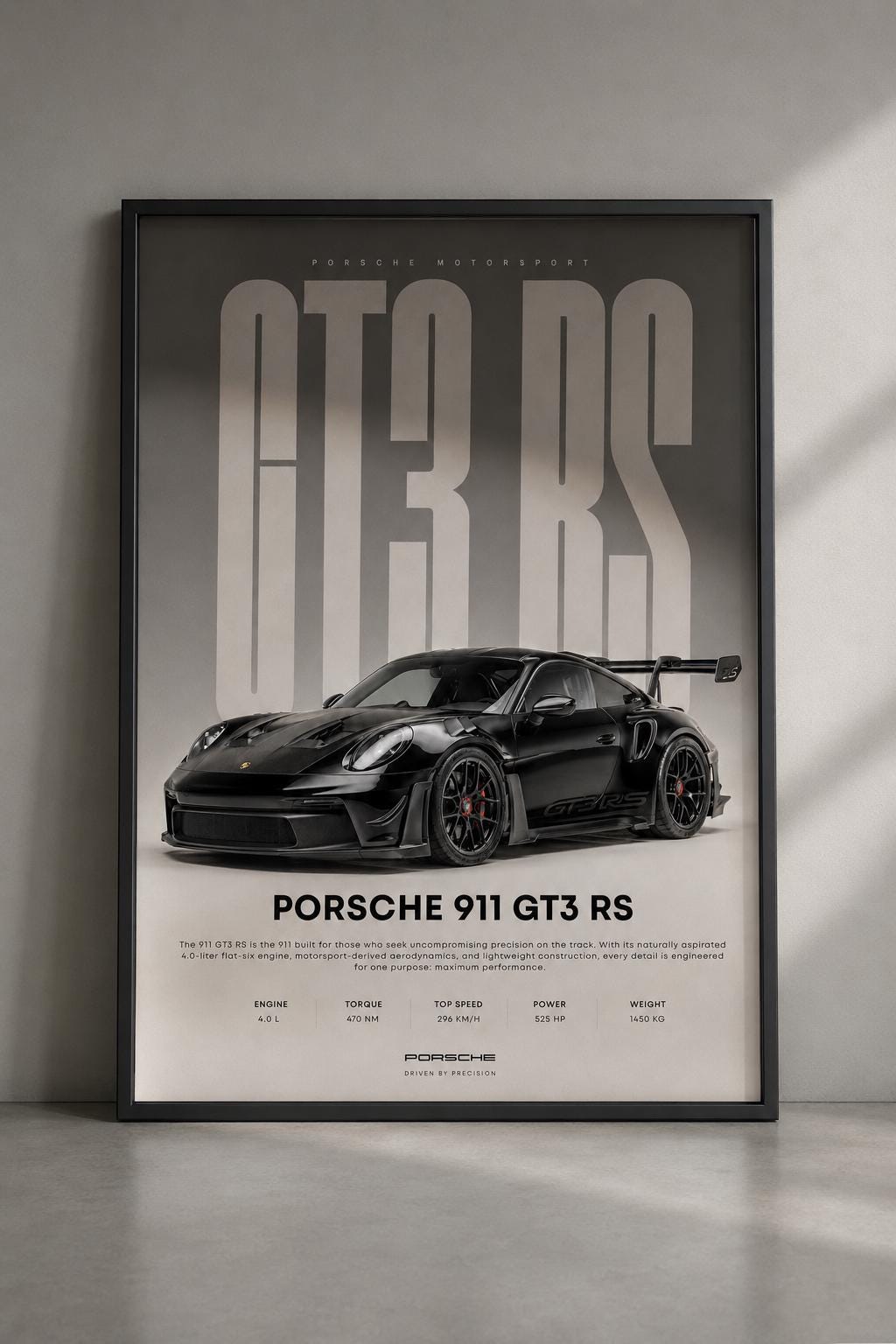 Porsche 911 Gt3 Rs Poster - Etsy