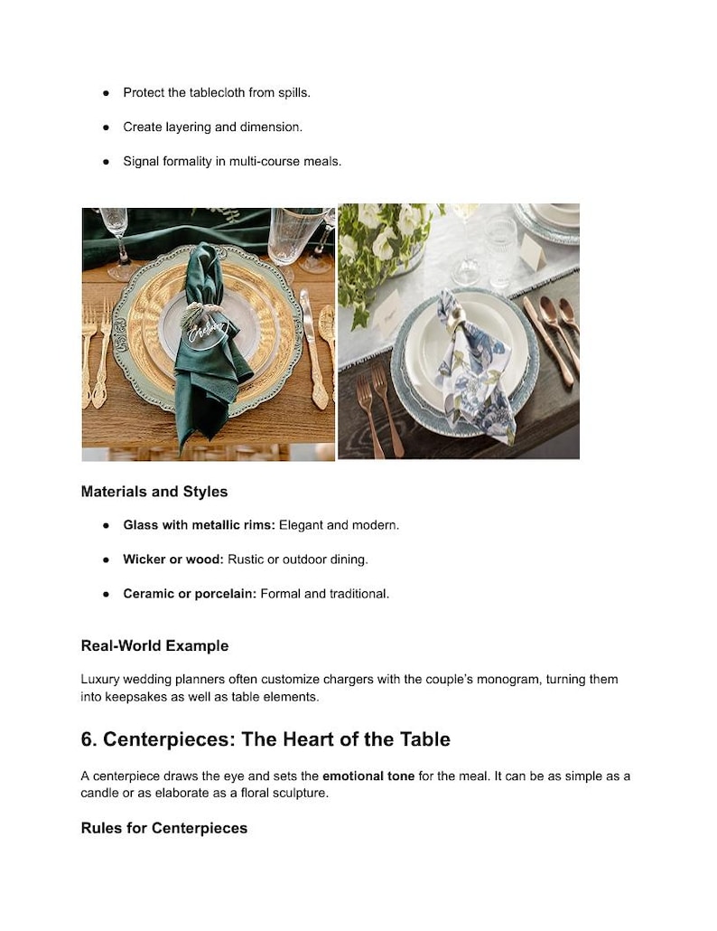 The Art of Table Setup | Hospitality Guide | Table Setting Tips Ebook ...