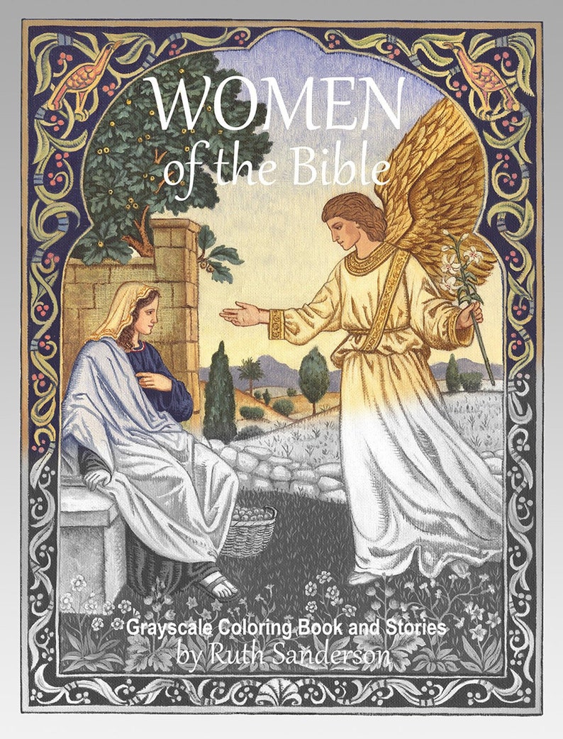 Download Women of the Bible: 48 Coloring Pages and Stories PDF Instant | Etsy
