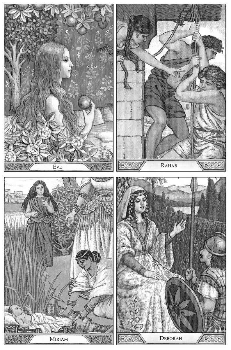 Download Women of the Bible: 48 Coloring Pages and Stories PDF Instant | Etsy