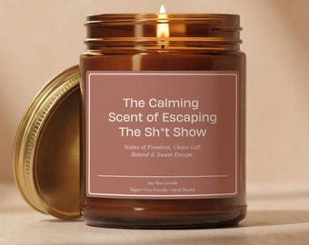 Funny Farewell Soy Candle, Leaving Job Gifts, Coworker Gift