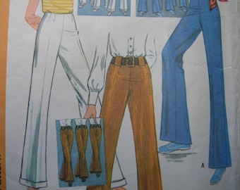 1930s 30s Vintage Sailor Sewing Pattern // Cuffed Pants Wide - Etsy