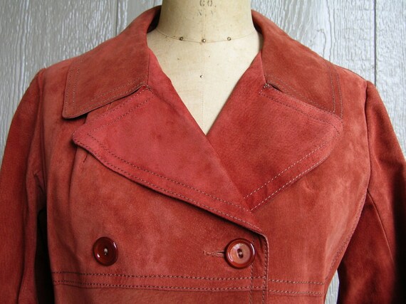 Vintage 70s COOL CAT WALK Suede Pantsuit - image 3