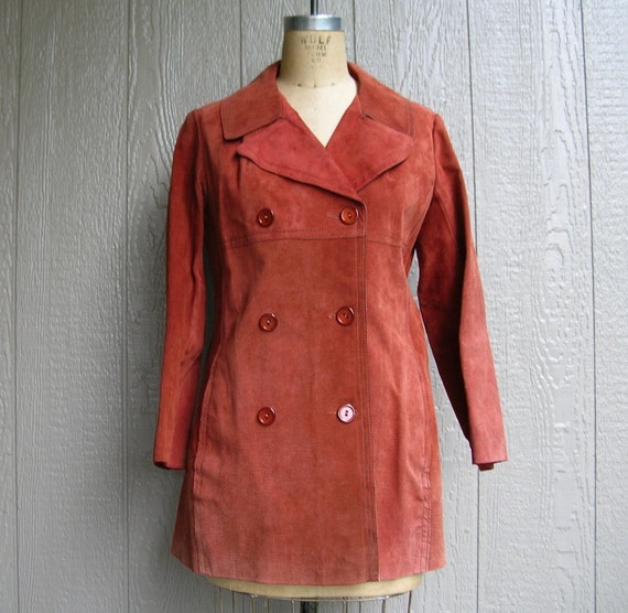 Vintage 70s COOL CAT WALK Suede Pantsuit - image 1