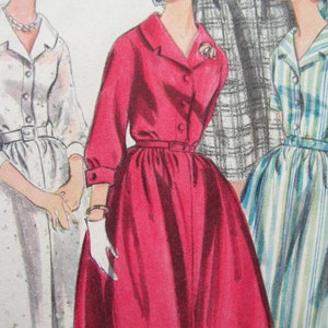 1960s Vogue #5244 UNCUT/UNUSED Vintage Sewing Pattern Misses&#39; Classic Dress Size 16 Bust 36