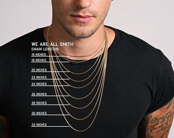 Minimalist jewelry for men - Men's Necklace - Gold chain necklace for men - Mens Jewelry - Gold chain - Gold necklace - Gold jewelry for men